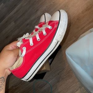Barely worn youth 3 converse